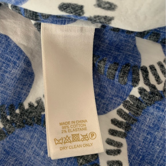 Kate Spade Blaire Stamped Polka Dot Skirt 12 A-line Full Smocked Waist EUC! - Picture 5 of 5